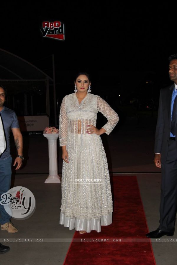 Huma Qureshi poses for the media at International Film and Entertainment Festival Australia
