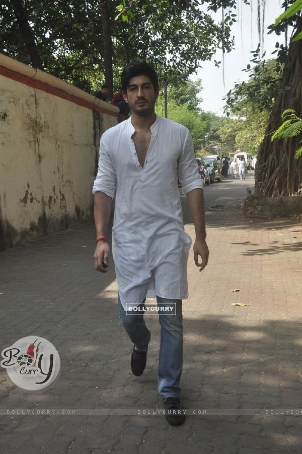 Mohit Marwah was snapped at Ravi Chopra's Funeral
