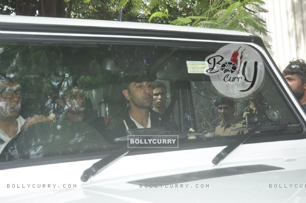 Ranbir Kapoor reached Ravi Chopra's Funeral to pay respect to the departed soul