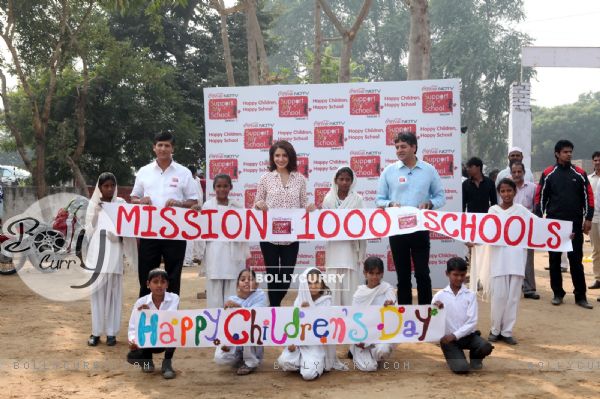 Anushka Sharma was at the Launch of Support My School Campaign