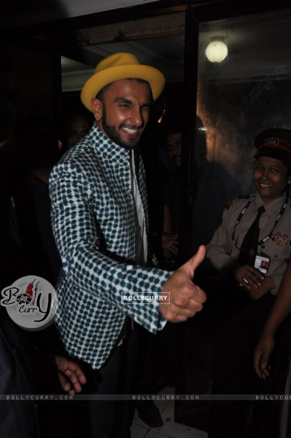 Ranveer Singh was at the Special Screening of Kill Dil