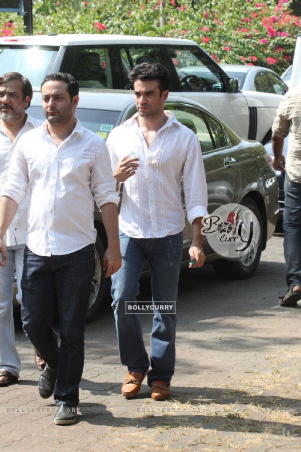 Punit Malhotra was snapped at the Last Rites for Ravi Chopra