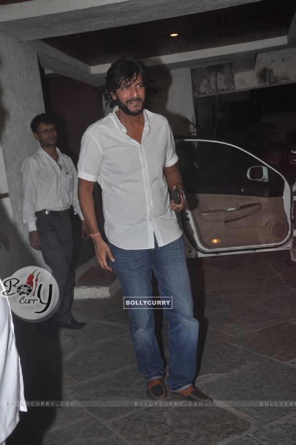 Chunky Pandey was snapped at Sonali Bendre's Marriage Anniversary