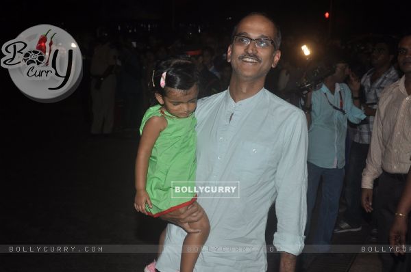 Rohan Sippy with his daughter at Aradhya Bachchan's Birthday Bash