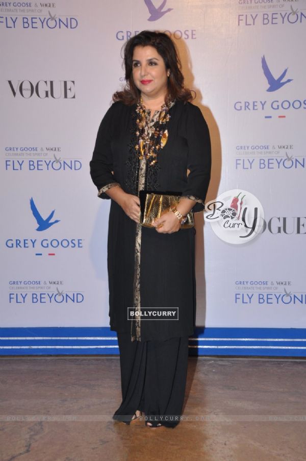 Farah Khan was at the Grey Goose India Fly Beyond Awards