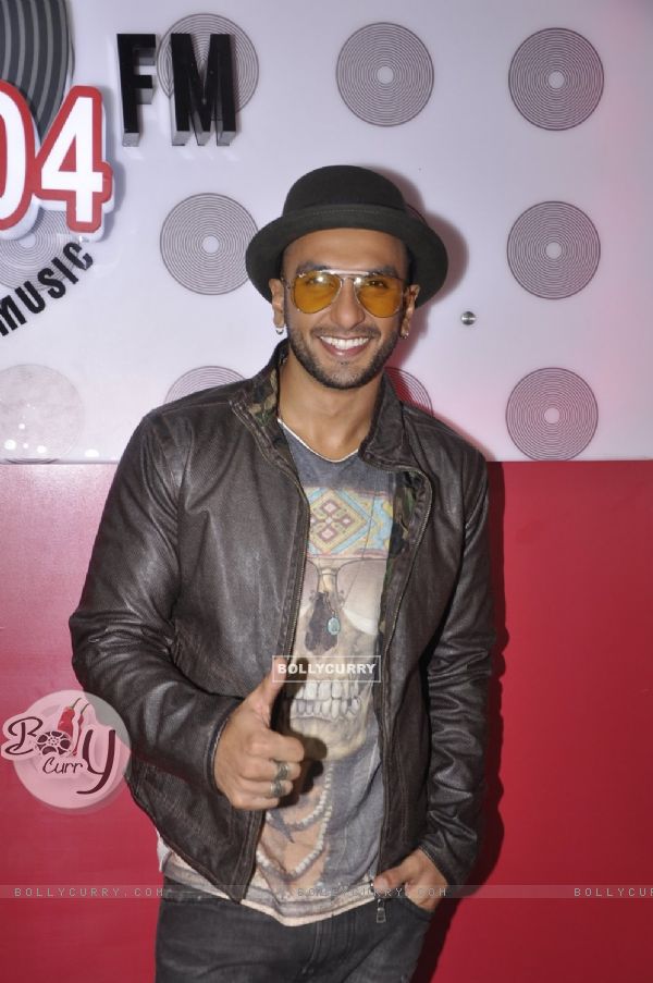 Ranveer Singh poses for the media during the Promotions of Kill Dil at Fever FM (345956)