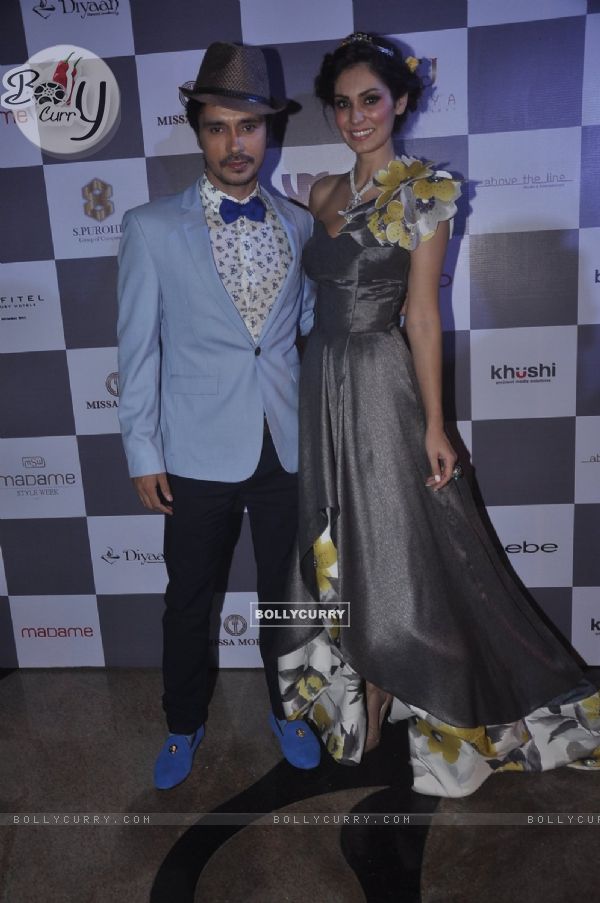 Darshan Kumar & Bruna Abdalah were seen at the Madame Style Week
