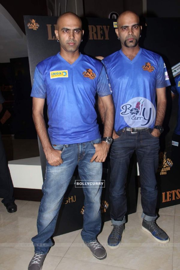 Raghu & Rajeev were at the Anthem Launch of BCL Team Chandigarh Cubs