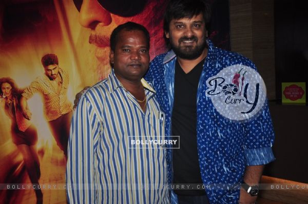 Wajid Ali poses with a friend at the Song Launch of Tevar (346212)