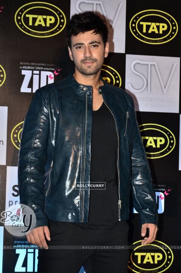 Karanvir Sharma poses for the media at the Music Launch of Zid