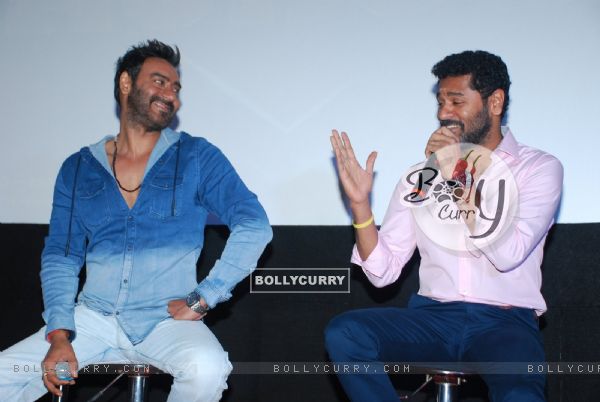 Prabhu Deva talks about Ajay Devgn at the Song Launch of Action Jackson (346234)