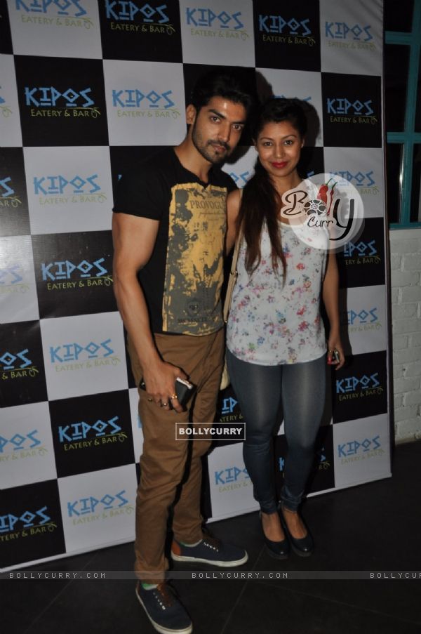 Gurmeet Choudhary & Debina at the Launch of Kipos Greek Restaurant