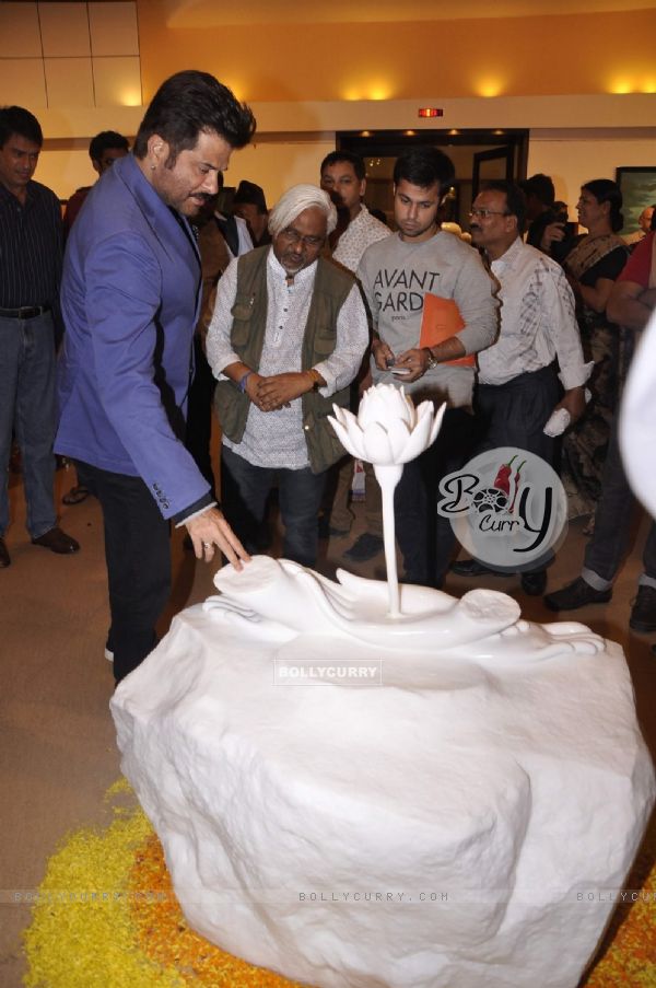 Anil Kapoor checks out the designs at Camel Colors Exhibition