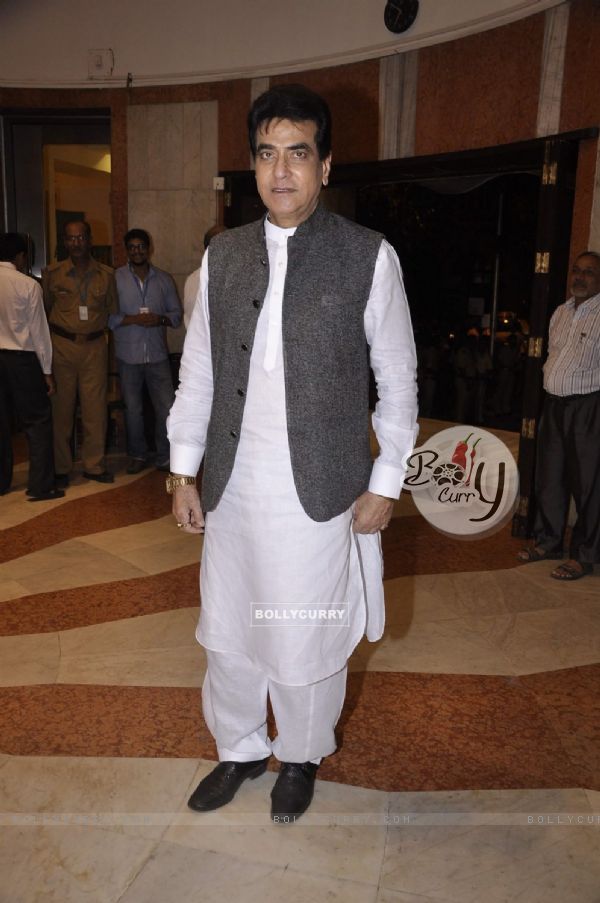 Jeetendra poses for the media at Camel Colors Exhibition
