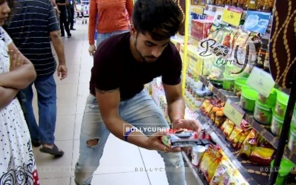 Gautam Gulati during the luxury budget task of Shopping
