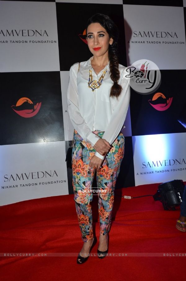 Karisma Kapoor was at Samvedna - A Nikhar Tandon  Event