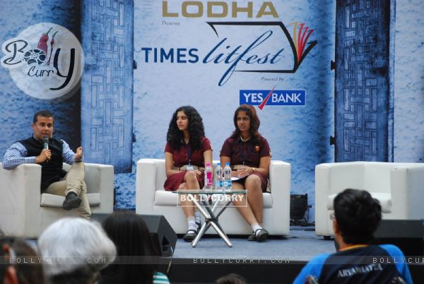 Chetan Bhagat addresses the Times Lit Fest