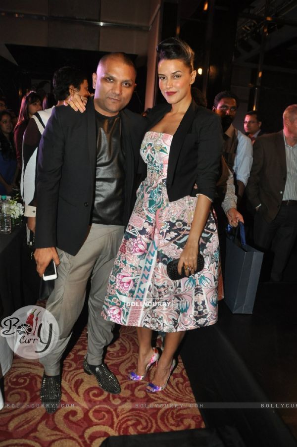 Neha Dhupia and Gaurav Gupta at the Max Design Awards