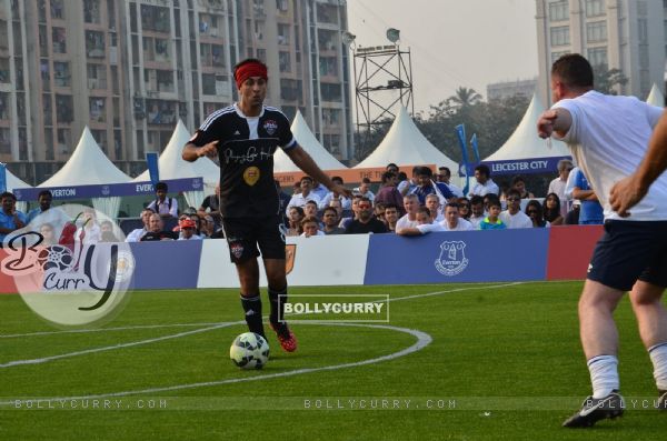 Ranbir Kapoor playing at Barclays Premier League