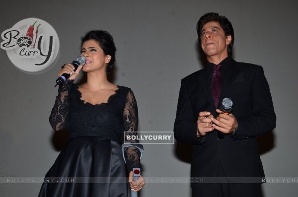 Kajol Devgn interacts with the audience at the Celebration of 1000 Weeks Completion of DDLJ
