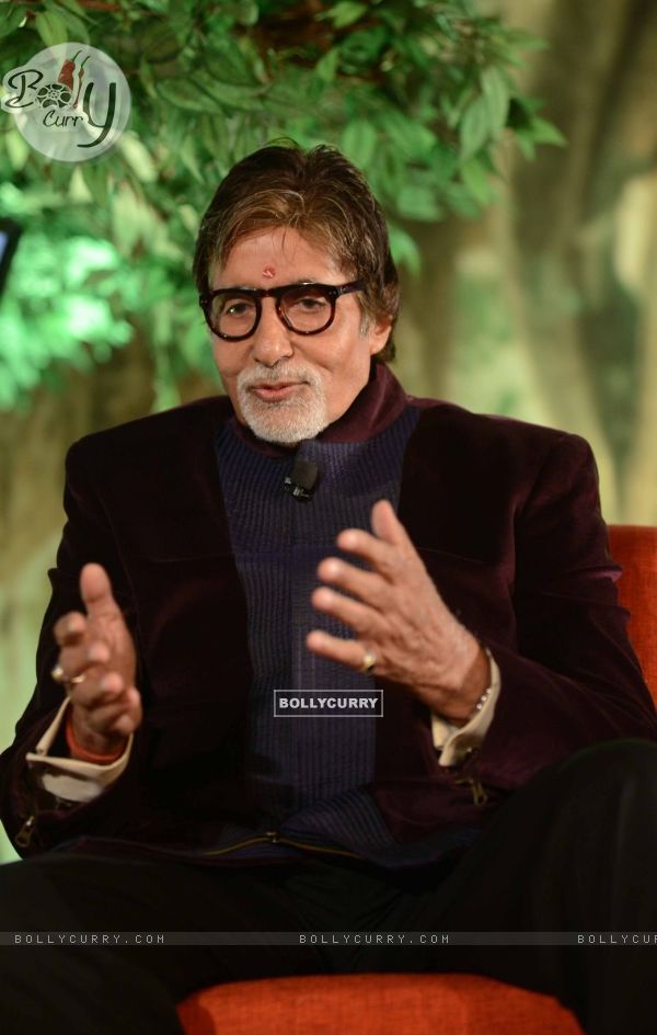 Amitabh Bachchan was snapped at Agenda Aaj Tak