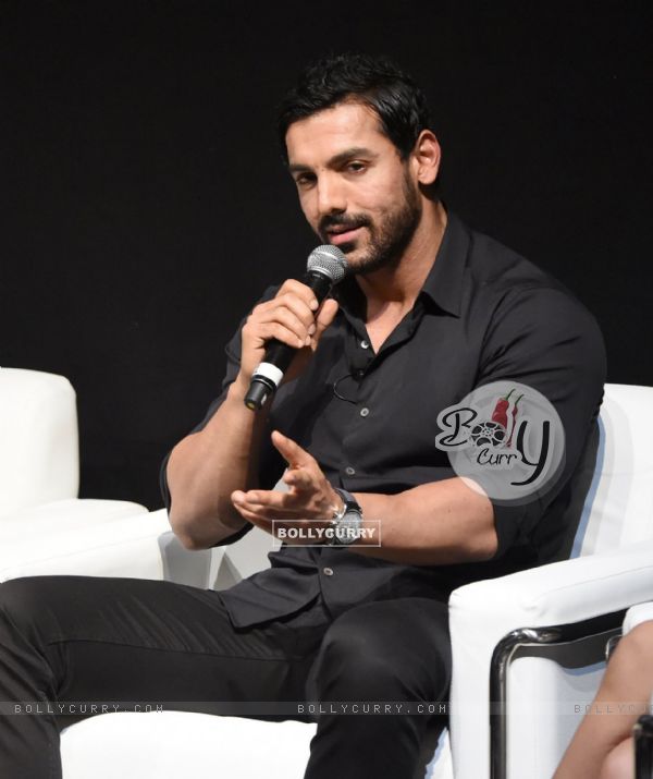 John Abraham was snapepd at Abu Dhabi Film Festival