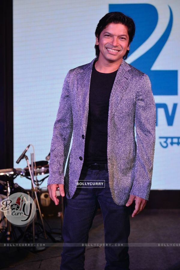 Shaan poses for the media at the Launch of Sa Re Ga Ma Pa Li'l Champs 5