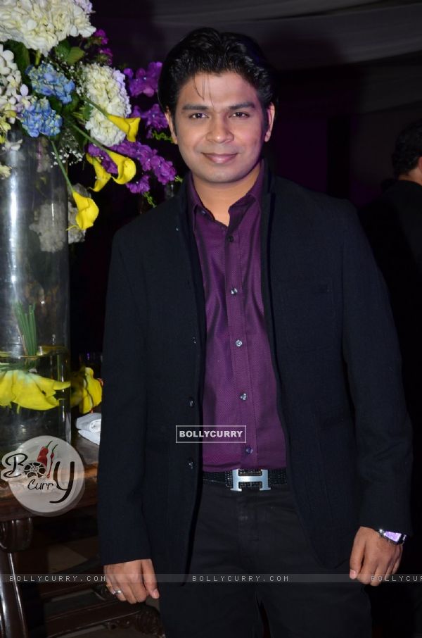 Ankit Tiwari poses for the media at Uday and Shirin's Sangeet Ceremony