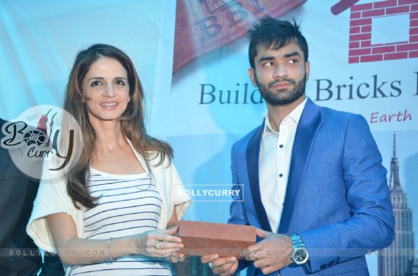 Suzanne Khan was snapepd at the Launch of Building Bricks