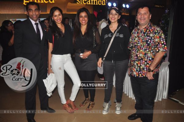 Manisha Koirala poses with friends at the Special Screening of P.K.