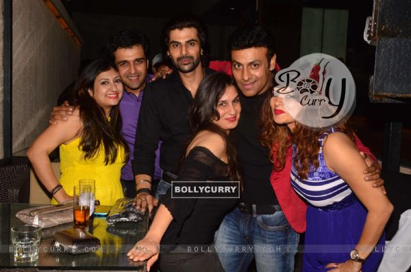TV Celebs pose for the camera at India-Forums 11th Anniversary Bash