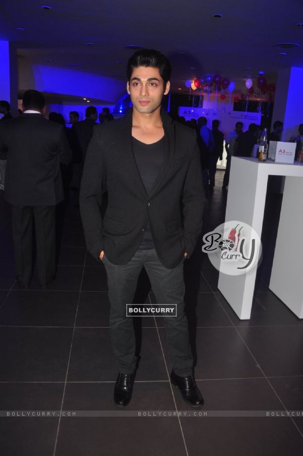 Ruslaan Mumtaz poses for the media at the Launch of Audi A3
