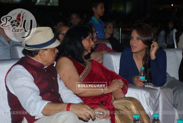 Neetu Chandra was snapped at the Annual Day of Vibgyor High School