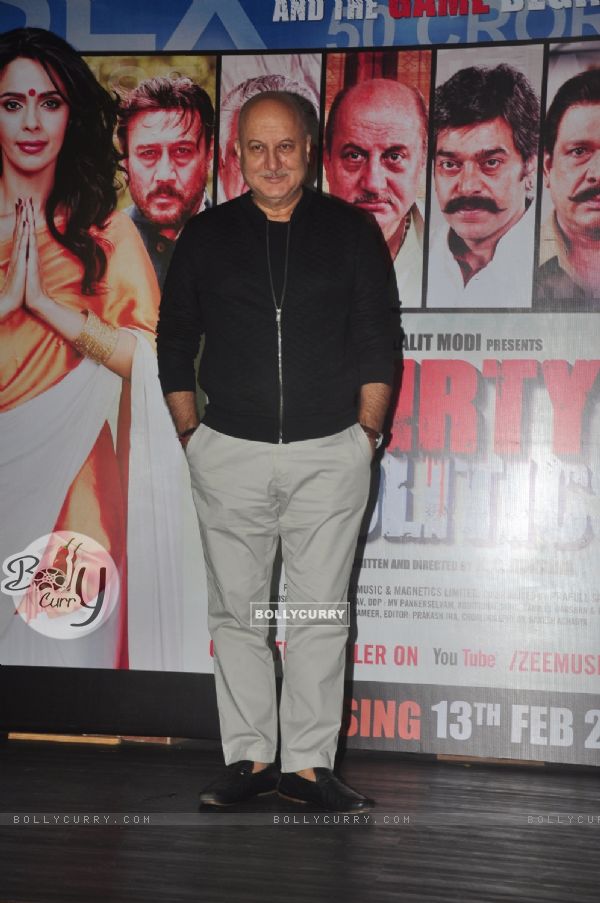 Anupam Kher poses for the media at the Press Conference of Dirty Politics (349630)