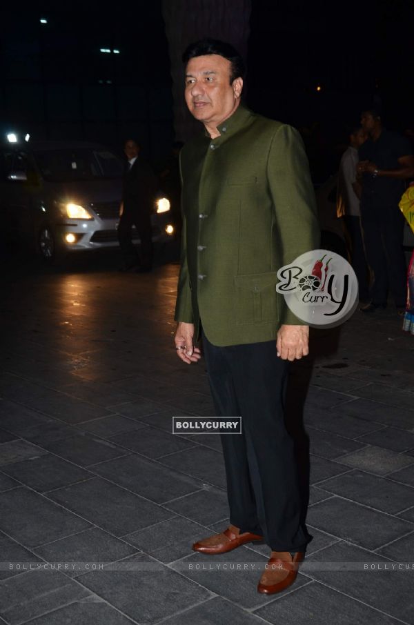 Anu Malik was seen at Uday Singh and Shirin's Reception Party