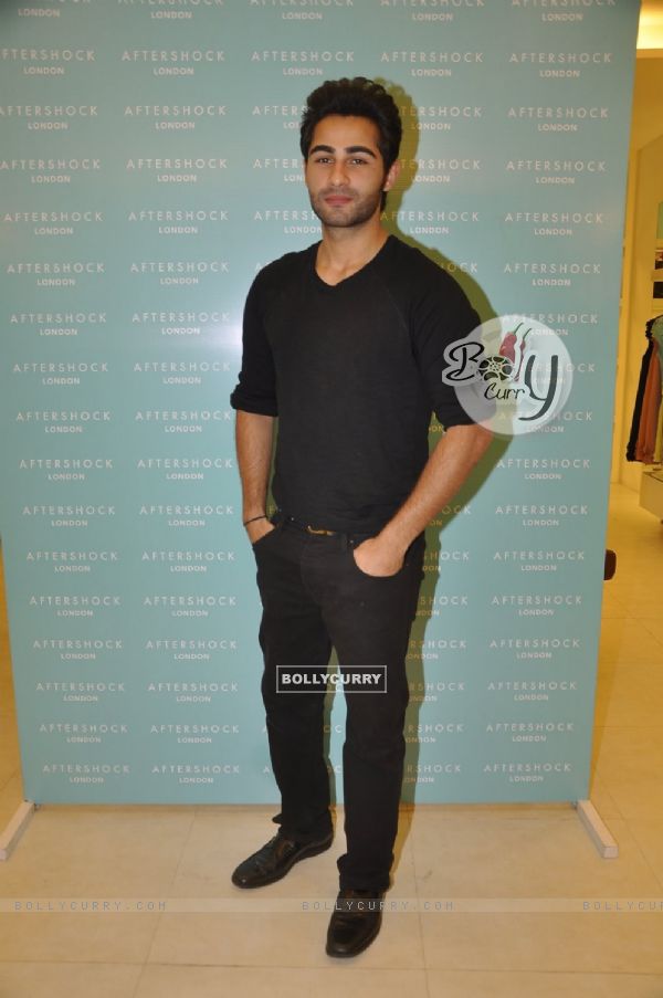 Armaan Jain poses for the media at After Shock's Store Launch