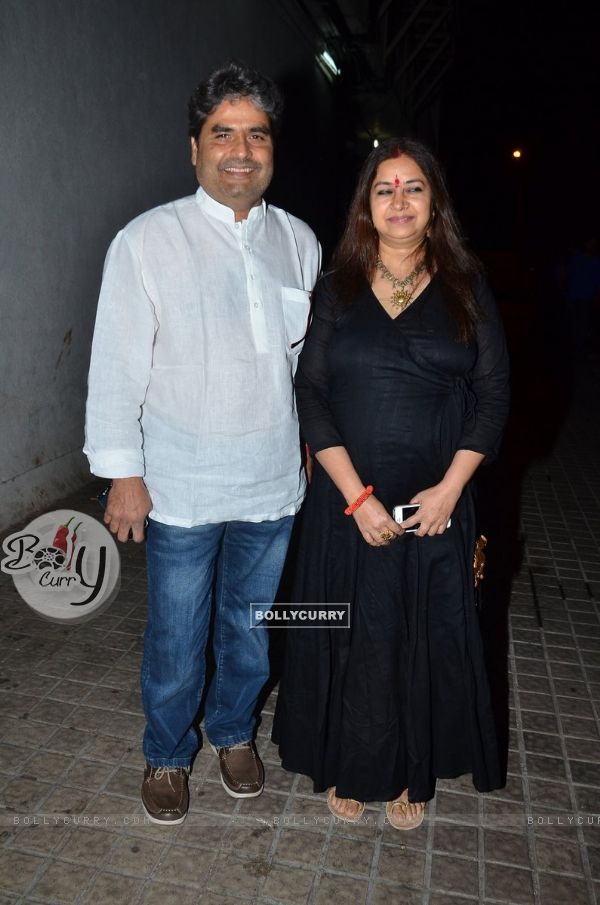 Vishal & Rekha Bhardwaj at the Premier of Ugly (349913)