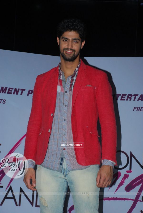 Tanuj Virwani poses for the media at the Promotions of One Night Stand