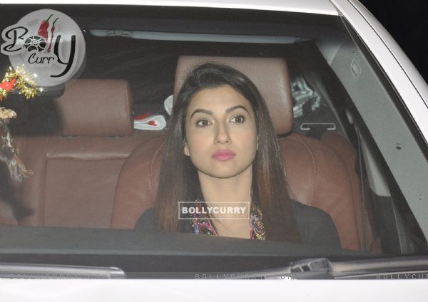 Gauahar Khan was snapped at Salman Khan's Birthday Bash