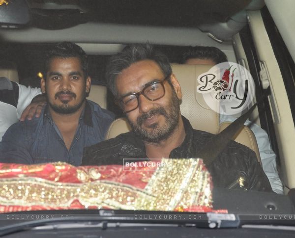 Ajay Devgn was snapped at Salman Khan's Birthday Bash