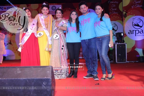 Team poses with the winners at the Promotions of Mitwaa