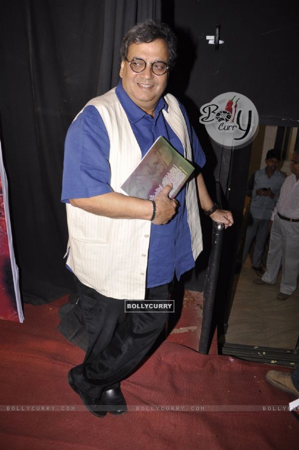 Subhash Ghai poses for the media at Ali Peter John Book Launch