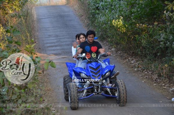 Arhaan Khan was snapped enjoying ATV Ride at Panvel Farm House