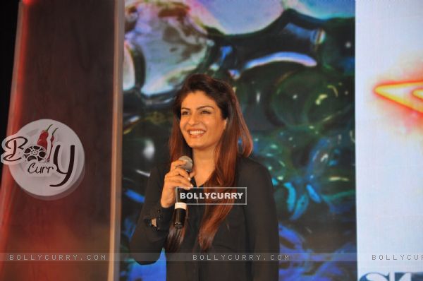 Raveena Tandon interacts with the audience at Star Nite Event