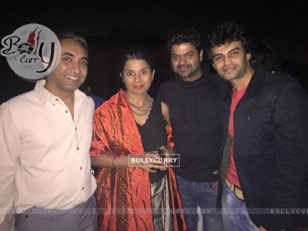 Mita Vashisht poses with friends at Sandip Soparkar's New Year Bash
