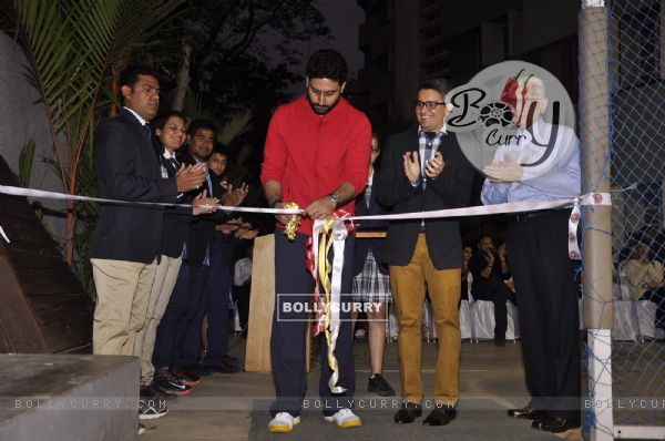 Abhishek Bachchan Inaugurates Jamnabai Narsee School's World-class Multisport Court