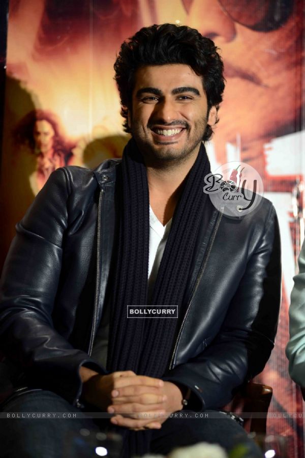 Arjun Kapoor was snapped at the Promotions of Tevar in Delhi