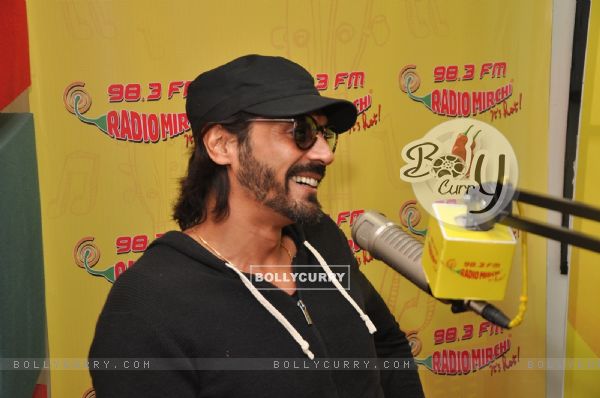 Arjun Rampal was snapped at the Promotions of Roy on 98.3 Radio Mirchi