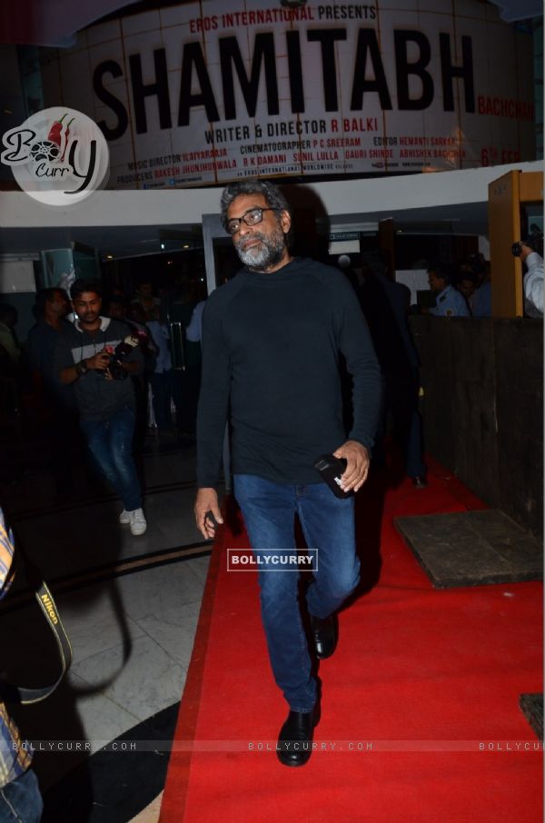 R. Balki was snapped at the Trailer Launch of Shamitabh (351337)
