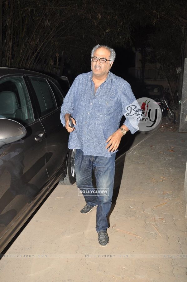 Boney Kapoor poses for the media at the Special Screening of Tevar